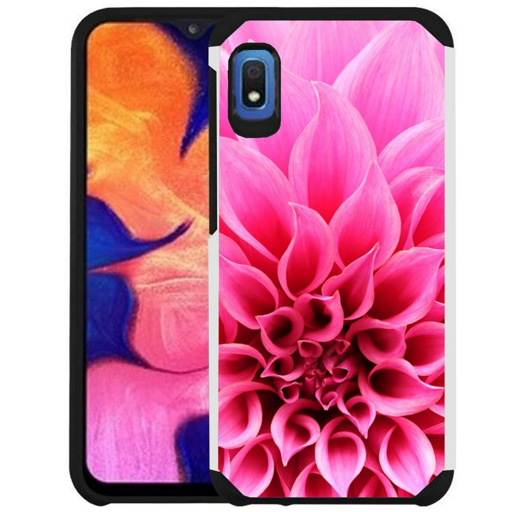 Samsung Galaxy A10e Phone Case Colorful Design Hybrid Armor Case Shockproof Dual Layer