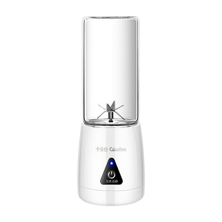

USB Electric Juice Cup Juice Mixerblender Mini Portable Rechargeable Juice Mixerblender Mixer Capped 400ML Water Bottle Home Juicer A
