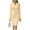 Beige, variant on Women's Office Dress Work Dress Long Sleeve Stand Collar Slim Fit Pencil Bodycon Midi Dress for Commuting Spring Fall,Beige,M