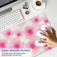 thumbnail image 4 of Long Mouse Pads for Desk,Pioneer Flower Floral Print Pattern Desk Mats on Top Of Desks, Desk Mouse Pad Extra Large with 3mm Non-Slip Base and Stitched Edge for Gaming,Office,Work,Home 31.5"x11.8", 4 of 6