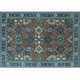 thumbnail image 1 of Ahgly Company Indoor Rectangle Oriental Light Blue Industrial Area Rugs, 2' x 5', 1 of 4