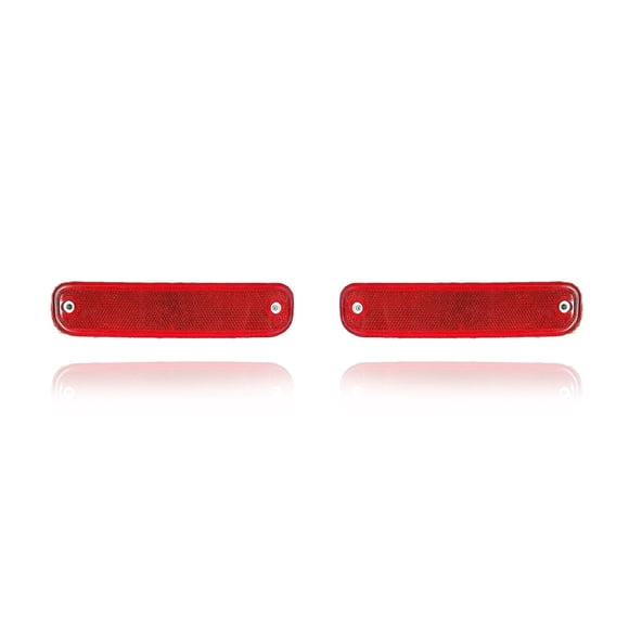 Side Marker Light - Cooling Direct Fit/For 78-87 Chevrolet GMC Pickup S/MK - Rear, Without Chrome Stepside - Pair, Left Driver + Right Passenger Set - 329834