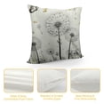 thumbnail image 4 of COMIO  Dandelion Butterflies Throw Pillow Cover  Decor for Bedroom Office, 4 of 5