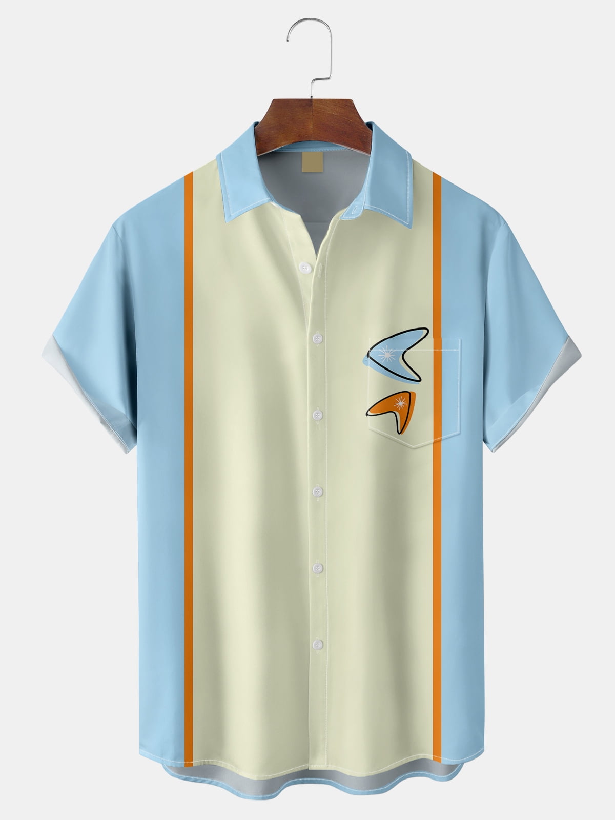 Miami Dolphins Bowling Stripe Button Up Shirt