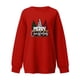 thumbnail image 1 of Sudadera de Cuello Redondo de Navidad Para Mujer Moda Otoño Impreso Blusa de Manga Larga Suelta Casual Pullover Tops Odeerbi ODB196267, 1 of 5