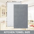 thumbnail image 2 of Simmore 100% Cotton Terry Kitchen Towels, Super Soft Absorbent Dish Towels and Dish Cloths for Kitchen Washing and Drying, 6-Piece Set, 16x28 Inches, Grey, 2 of 10