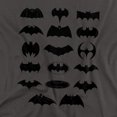 thumbnail image 2 of Batman T-Shirt Batman 80Th Logos Unisex Graphic Tee for Men & Women, 2 of 7