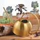 thumbnail image 3 of 2 Piezas De Regadera De Bonsai de material acero Inoxidable Dorado , Olla De Riego De Para Jardinería, Hervidor De Agua Pequeño Sharpla Regadera de acero inoxidable, 3 of 8