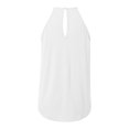 thumbnail image 5 of SHenli Built In Bra Tank Tops for Women Beaded Spaghetti Strap Flower Flowy Summer Shirts Gingham Plaid Striped Basic Tight Workout Tees, 5 of 6