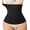 Black Without Hook, variant on Nebility Womens' Waist Trainer Tummy Control Waist Cincher Slim Body Shaper (Black Without Hook, M)