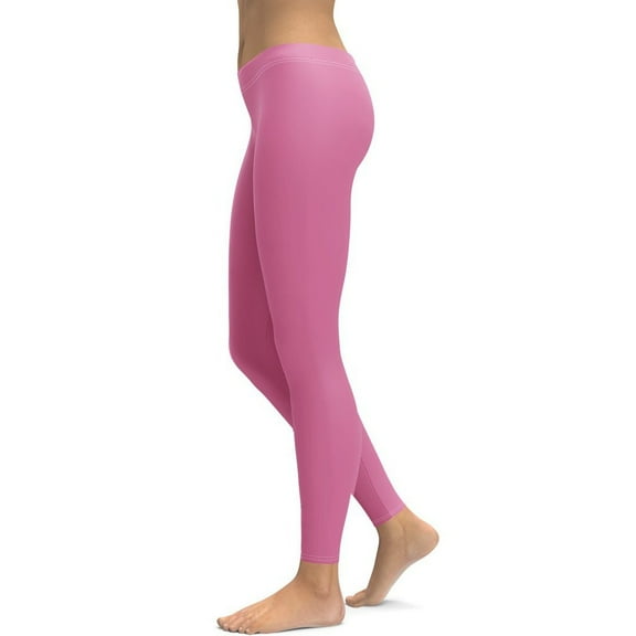 Bubblegum Pink Leggings Size: XS for Women | FIERCEPULSE