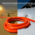 thumbnail image 3 of HUANCHAIN 16/3 Rallonge Extérieure de 100 Pi Étanche avec Extrémité Éclairée, Cordon Électrique Extérieur Flexible et Résistant au Froid à 3 Broches, 10A 1250W 125V 16AWG SJTW, Orange, Homologué ETL, 3 of 7