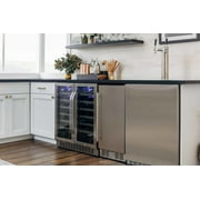 Edgestar IB250WH 15 Wide 20 Lbs. Capacity Free Standing And Undercounter Ice Maker -
