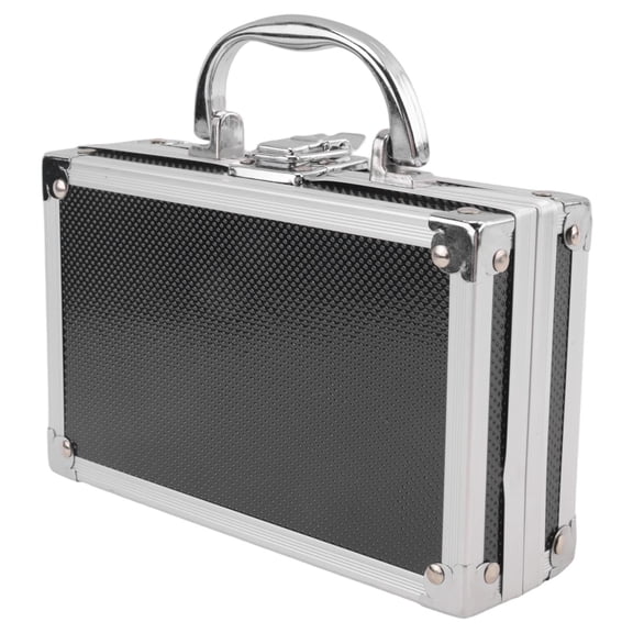 Aluminum Alloy Toolbox Accessories Storage Box Practical Suitcase Portable Handle Small