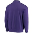 thumbnail image 3 of Men's Colosseum Purple Northwestern Wildcats Tortugas Logo Quarter-Zip Jacket, 3 of 3