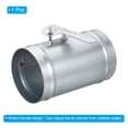 thumbnail image 3 of Uxcell 5" HVAC Duct Manual Volume Damper with Sleeve Adjustment Backdraft Damper, 3 of 5