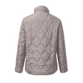 thumbnail image 4 of Ghalytn Women's Quilted Jacket Stand Collar Full Zip Lightweight Puffer Coat Long Sleeve Outerwear, 4 of 8