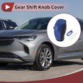 thumbnail image 2 of Cubierta de pomo de cambio antideslizante Unique Bargains para automóvil, protector de manija de cambio para Buick Envision 15-20, negro y azul, 2 of 6
