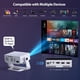 thumbnail image 4 of Proyector Wielio 2025 Smart OS 4K compatible con 1080P 20000LM, 4 of 9