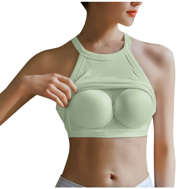 fatyb Débardeurs pour Femmes avec Soutien-Gorge Intégré Camisole d'Été Rembourrée pour Sortir