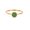 5month Green Rose Gold, variant on Womens Stainless Steel Ring Inlaid Rhinestones Simple Geometric Design Round Zircon Gemstone Ring