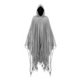 thumbnail image 2 of HOWPAY Halloween Capes For Adults Grim Reaper Hooded Robe Cape Zombie Skeleton Cosplay Outfit Medieval Vintage Role Play Fancy Dress For Party Halloween Costumes One Size, 2 of 3