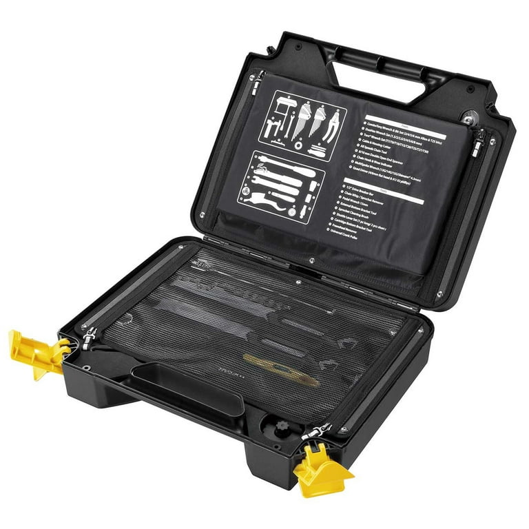 Fine selection of 36 tools in professional quality Topeak Prepbox bicycle tool in test