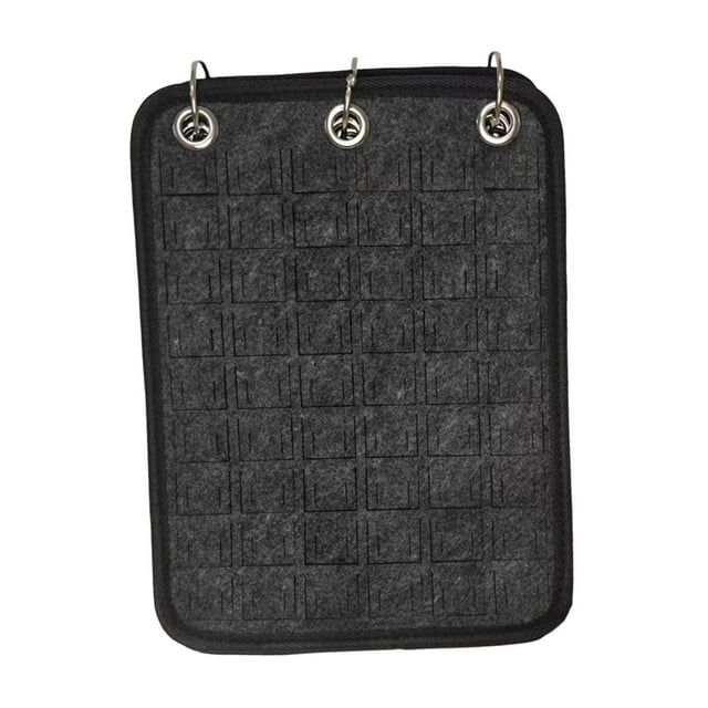 Milaget Pin Display Holder Brooch Collection Board Creative Pin Display Binder Stand Dark Gray