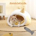 thumbnail image 5 of 1 Pcs Catnip Toys Fish, Cat Toys Self Play, Cat Toys for Indoor Cats and Kitten, Catnip Cat Toy, Interactive Kitten Exercise Kicker Toys for Indoor Cats 22cm for All Breeds, 5 of 5