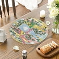 thumbnail image 6 of Swiftyle 2 Pcs Easter Bunny Egg Table Placemats Set Holiday Dining Decorations Washable Place Mats(36cm), 6 of 9