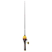 Kid Casters Monster Jam Youth Fishing Pole and Reel Combo Kit with Pre-Spooled Reel