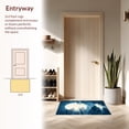 thumbnail image 3 of ODIKA 4'x6' Machine Washable Non-Slip Area Rug, Minimalist Substrate Utopia Tranquil Cutout High Traffic Rug, Blue, 191332, 3 of 7