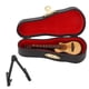 thumbnail image 1 of Mini guitarra, madera de tilo y metal Modelo de guitarra de madera de tilo en miniatura Modelo de guitarra en miniatura Tecnología de vanguardia, 1 of 14