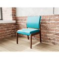 thumbnail image 5 of Pemberly Row Chaise d'Appoint Sans Accoudoirs pour Réception, Cadre en Bois, Turquoise, 5 of 5