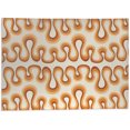 thumbnail image 1 of Groovy Stripe Orange Office Mat by Kavka Designs, 1 of 3