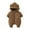 Khaki, variant on LYHao Girls Down Jumpsuit Infant Winter Wear Baby Thermal Romper Snowsuit Thickened Warm Outfit Full Cozy Girls Down Coats,Sizes 18-24 Months