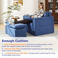thumbnail image 4 of Jamdok Foam Bean Bag Chair with Ottoman,No Assembly Required,Modern Accent Chair,Single Sofa Lounge, Comfortable Arm Chair for Living Room,Bedroom,Home Office, 4 of 10