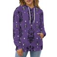 thumbnail image 4 of Halloween Purple Men's Women New Sweatshirt Hoodie Men's Plus Size Sweatshirt Hooded Sweatshirt 3d Printed Street Men's Cloth, 4 of 6