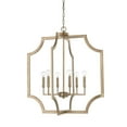 thumbnail image 4 of 6 Light Foyer In Transitional Style 27.75 High By 30.5 Wide-Aged Brass Finish    -Traditional Installation Capital Lighting 526161Ad, 4 of 5