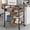 Brown, variant on Ourlova Printer Stand Large Printer Table with Power Outlets and USB Ports Mobile Printer Stand 4 Tier Rolling Printer Cart with Wheels for Desktop CPU Home Office Living Room Rustic Brown