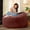 Lush Velvet Mauve, variant on Jaxx 4 Foot Saxx - Large Round Bean Bag Chair for Adults - Lush Velvet Black