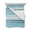 Turquoise, variant on Quilts Full Size Bedding Set, Yellow Nordic Style Stripes Lightweight Quilted Comforter, Yellow Gray Texture Soft Reversible Bedspread Coverlet with Pillow Covers for All Season, 78" x 90"