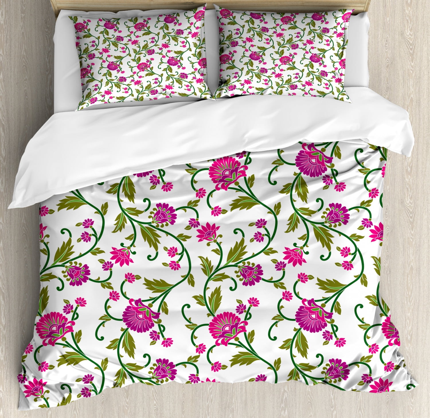 Floral Duvet Cover Set King Size 