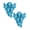 Blue, variant on Halloween Ghost Silicone Ice Cube Tray, 6.9 Inch 6-Cavity Chocolate Candy Jelly Mold, Non-Stick Flexible Bakeware for Freezer Oven, Fun Party Dessert Baking Tool for Home Bar Celebration, Pink