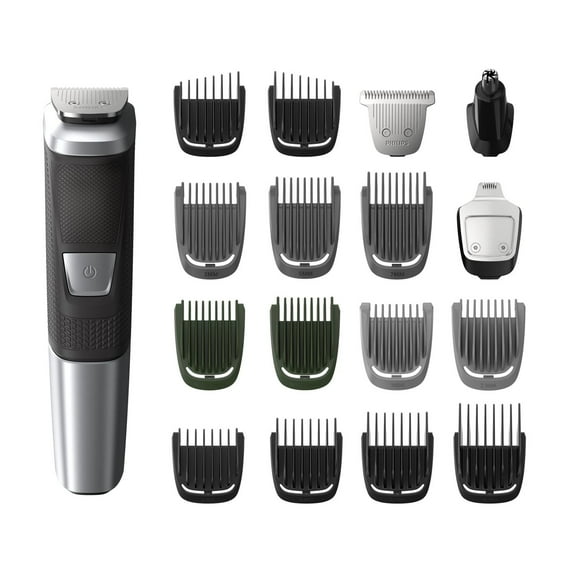Philips Multigroomer Serie 5000 Sans-fil avec 17 Accessoires et Poche de Voyage, MG5750/18