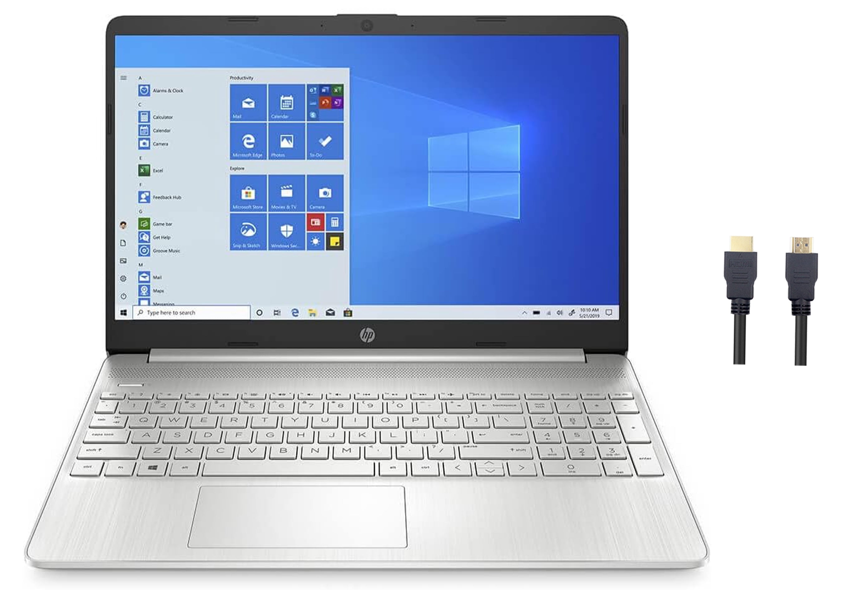 HP 15DY2031NR 15.6 inch Touchscreen Laptop, Intel Core i3, 8GB