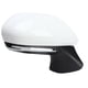 thumbnail image 4 of Espejo retrovisor exterior, conjunto de espejo retrovisor eléctrico para puerta exterior con calefacción, color blanco superblanco, espejo retrovisor eléctrico para puerta, resultados impresionantes, 4 of 9