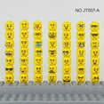 thumbnail image 2 of Mini figuras creativas con caras de cabeza, bloques de construcción de expresión Facial, lindos regalos para niños, 56 piezas por lote, 2 of 4