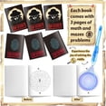 thumbnail image 4 of Bolígrafos de tinta invisible GIFTINBOX, paquete de 12 con luz UV y cuaderno, 4 of 7