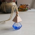 thumbnail image 3 of Wisewang Car Air Freshener Empty Bottle Portable Hanging 8ml Household Kitchen Automotive Rearview Mirror Essential Oil Diffuser Blue 1Set, 3 of 6